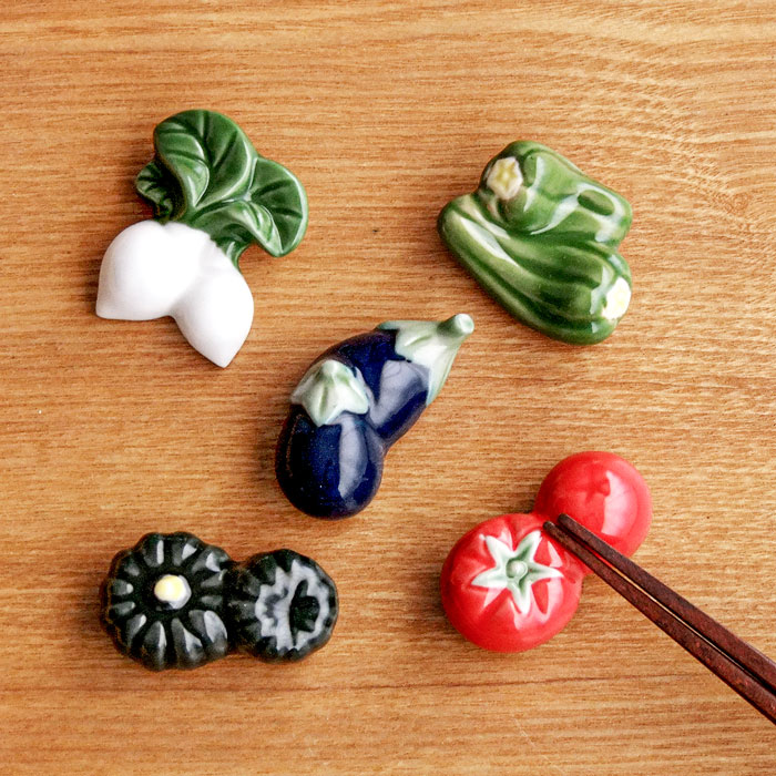 「ミニチュア 野菜 箸置き 5個セット」スライダー画像